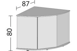 Juwel Schrank SBX Trigon 350 Schwarz -Interaquaristik Verkäufe 13j50433 Juwel Schrank SBX Trigon 350 schwarz 3