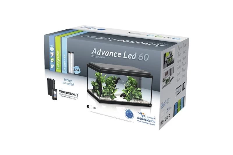 Aquatlantis Aquarienset Advance 60 LED, schwarz Aquatlantis Aquarienset Advance 60 LED, Schwarz -Interaquaristik Verkäufe 16a09139 Aquatlantis Advance 60 LED Aquarienset sch