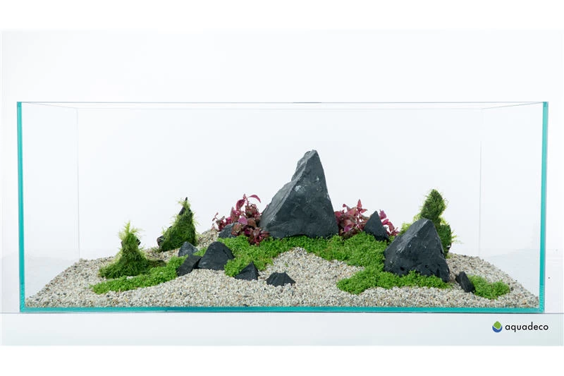 Aquadeco Schwarzer Felsen Dekoset für 80 cm Aquarium Aquadeco Schwarzer Felsen Dekoset Für 80 Cm Aquarium -Interaquaristik Verkäufe Aquadeco Schwarzer Felsen Dekoset 2