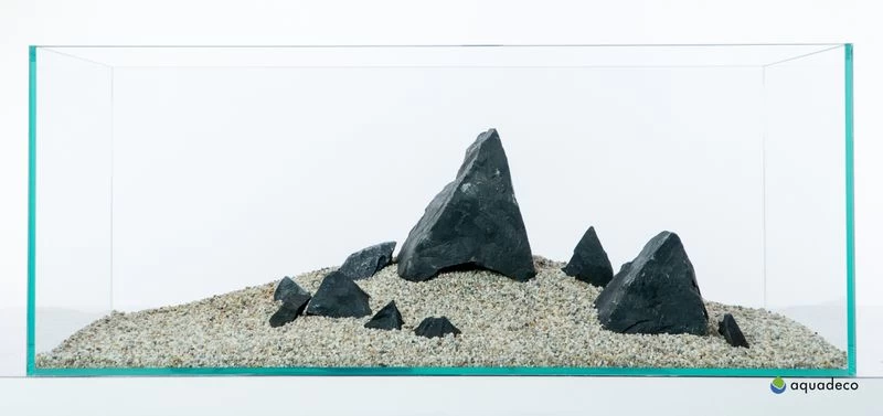 Aquadeco Schwarzer Felsen Dekoset für 80 cm Aquarium Aquadeco Schwarzer Felsen Dekoset Für 80 Cm Aquarium -Interaquaristik Verkäufe Aquadeco Schwarzer Felsen Dekoset