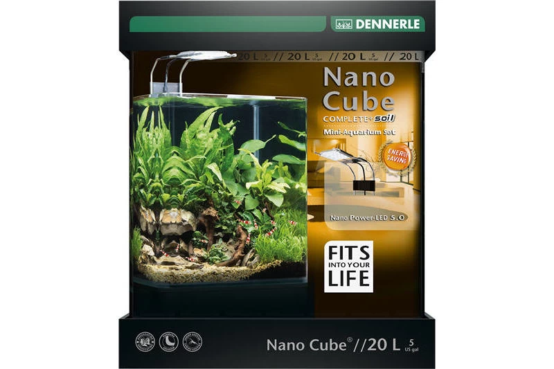 Dennerle NanoCube Complete+ SOIL 20L mit PowerLED 5.0 Dennerle NanoCube Complete+ SOIL 20L Mit PowerLED 5.0 -Interaquaristik Verkäufe Dennerle NanoCube Complete SOIL 20 L Power LED 5 0