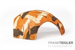 Aquariumkeramik Axolotl Iglu Ø 18 Cm Camouflage