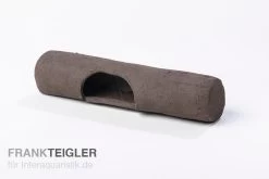 Aquariumkeramik Mitteleingangshöhle Wels 17 Cm Schwarz