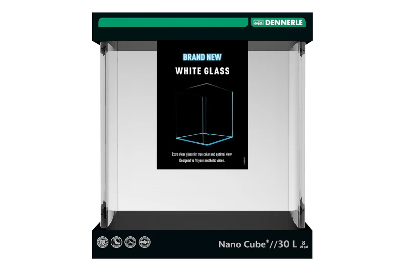 Dennerle NanoCube 30 Liter /Weiß glass Dennerle NanoCube 30 Liter /Weiß Glass -Interaquaristik Verkäufe NanoCube 30 Literweissglas