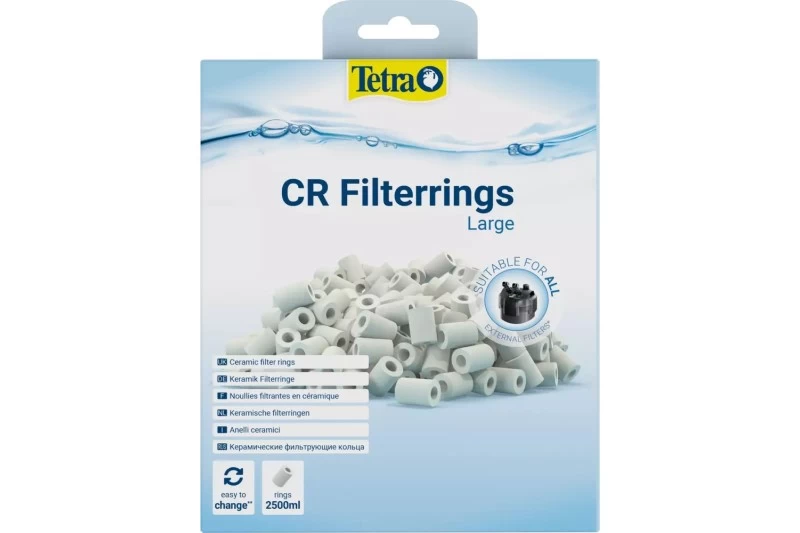 Tetra Keramik Filterringe CR large, 2,5 Liter Tetra Keramik Filterringe CR Large, 2,5 Liter -Interaquaristik Verkäufe Tetra CR Filterringe 2500 large
